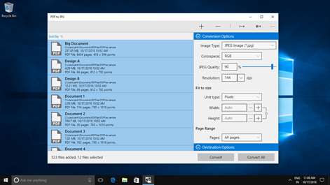 PDF to JPG : The Batch PDF to Image Converter Screenshots 1