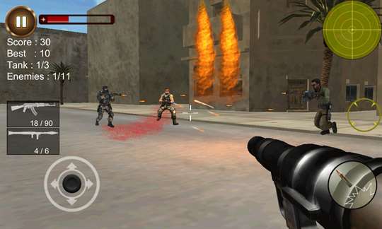 Urban Crime Commando Shooting 3D screenshot 1
