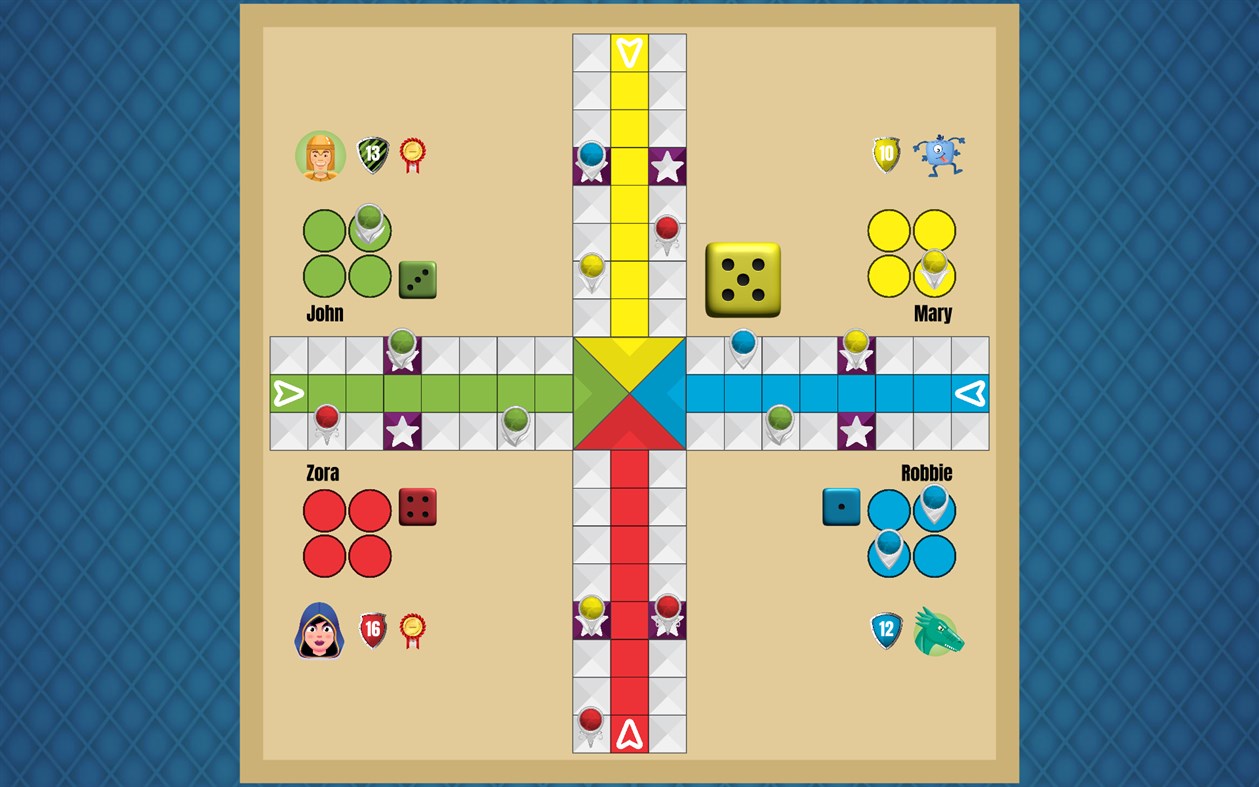 #4. Ludo Pachisi Dice Game (Windows) By: Azodus