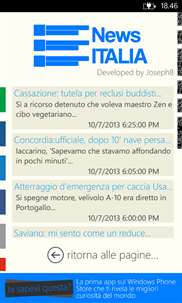 Notizie ITALIA screenshot 2