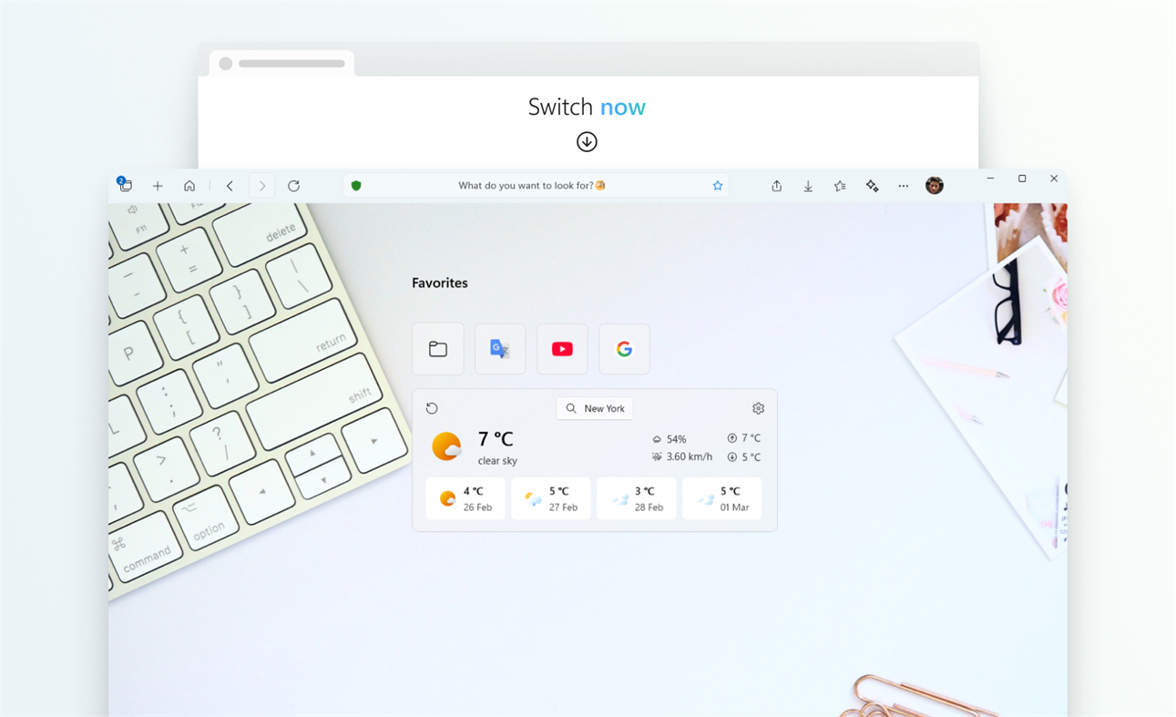 #6. Aurora - fast & private web browser (Windows) Podle: Ecclipse Apps