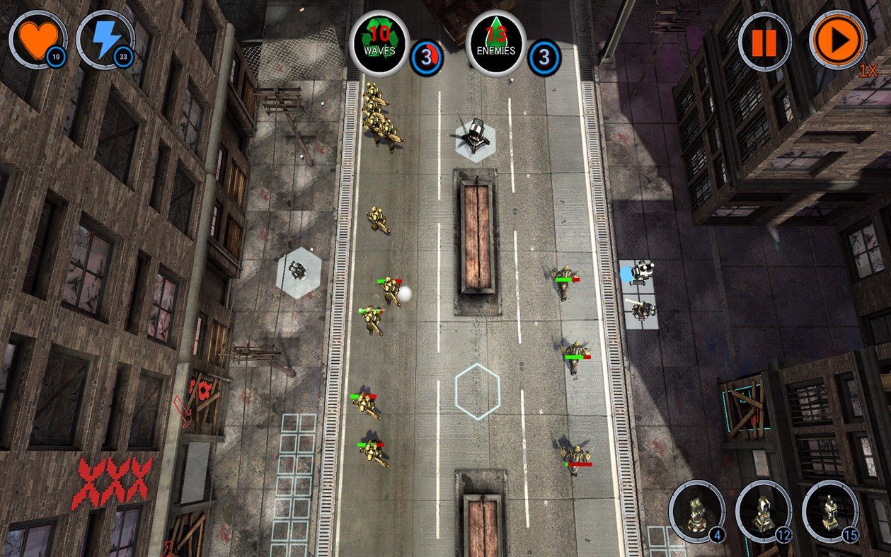 #5. Cyborgs Attack (Windows) Podle: JBWGAMES LLC