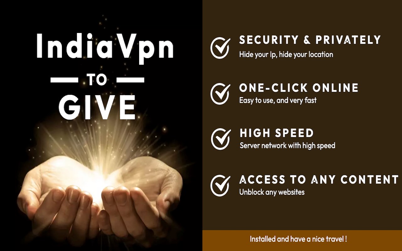 IndiaVpn - The best free VPN for India