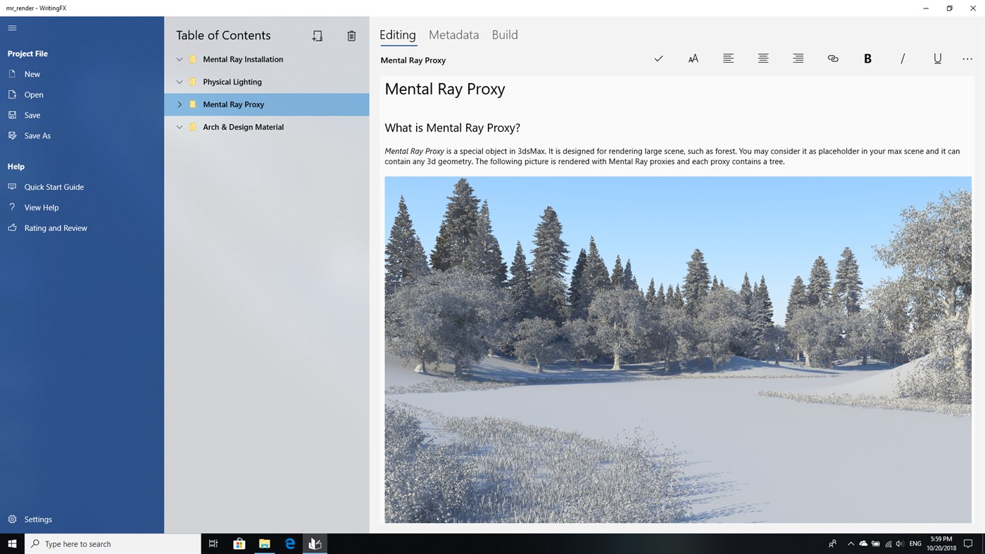 #4. WritingFX (Windows) By: Moonlight Builds