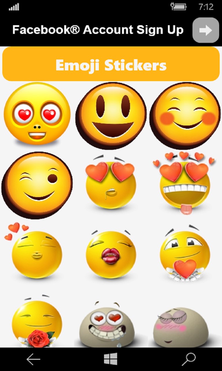 Love Emoji Stickers For Facebook and All SNS FREE 