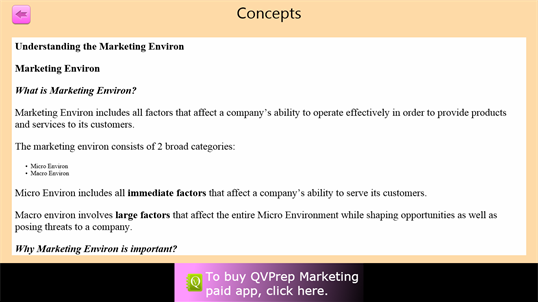 QVprep Lite Learn Marketing screenshot 5