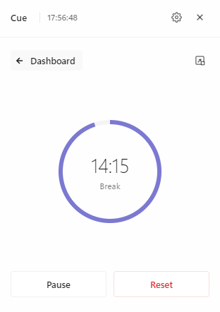 Cue App screenshot