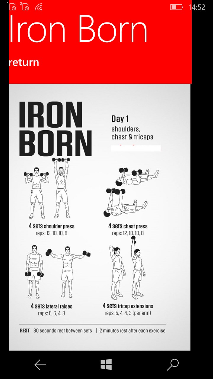 Ironborn 30 day online workout