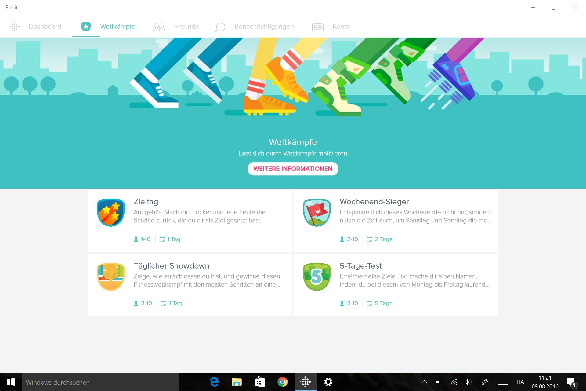 Fitbit Screenshot