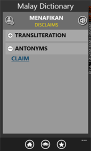 Malay Dictionary screenshot 3