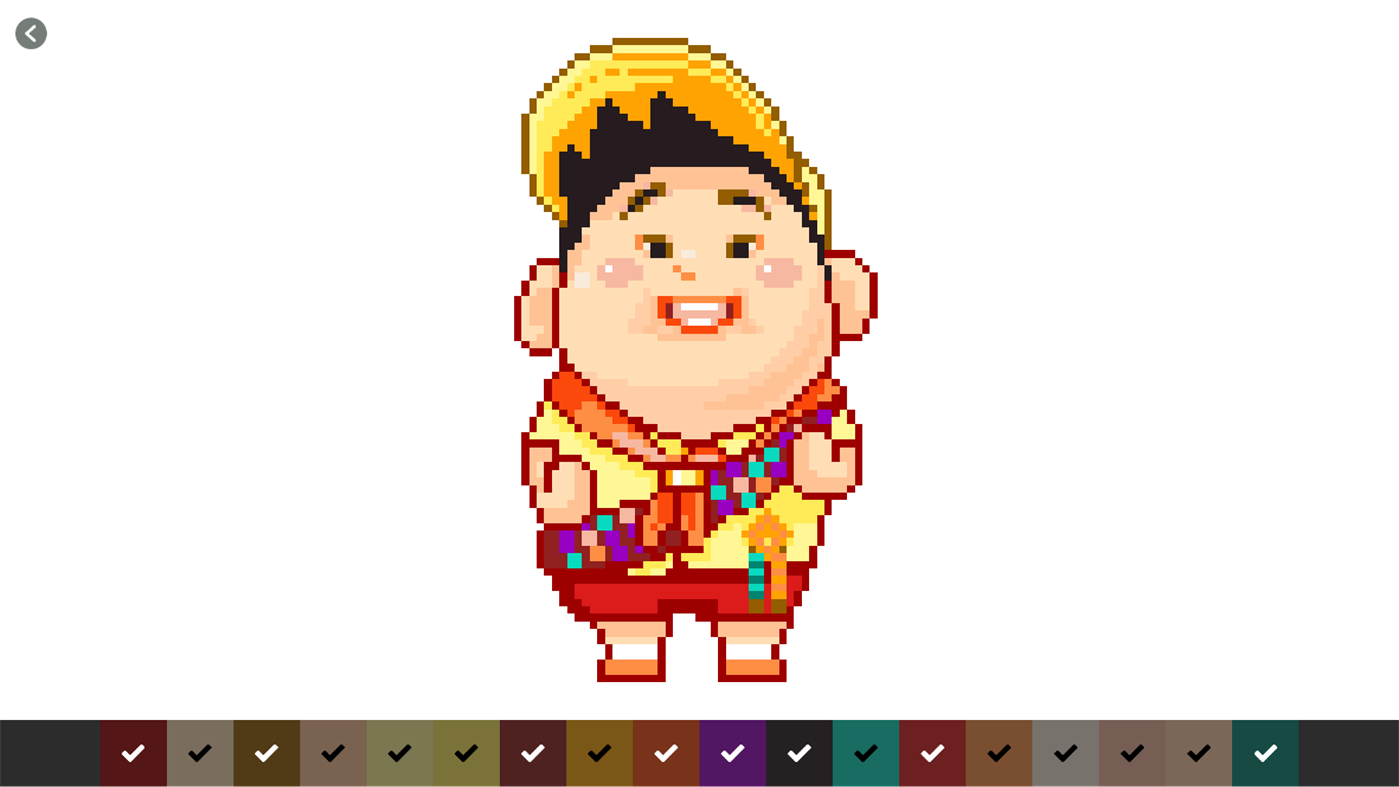 #6. Pixel Art: Color by Number. (Windows) Por: GameStrap+