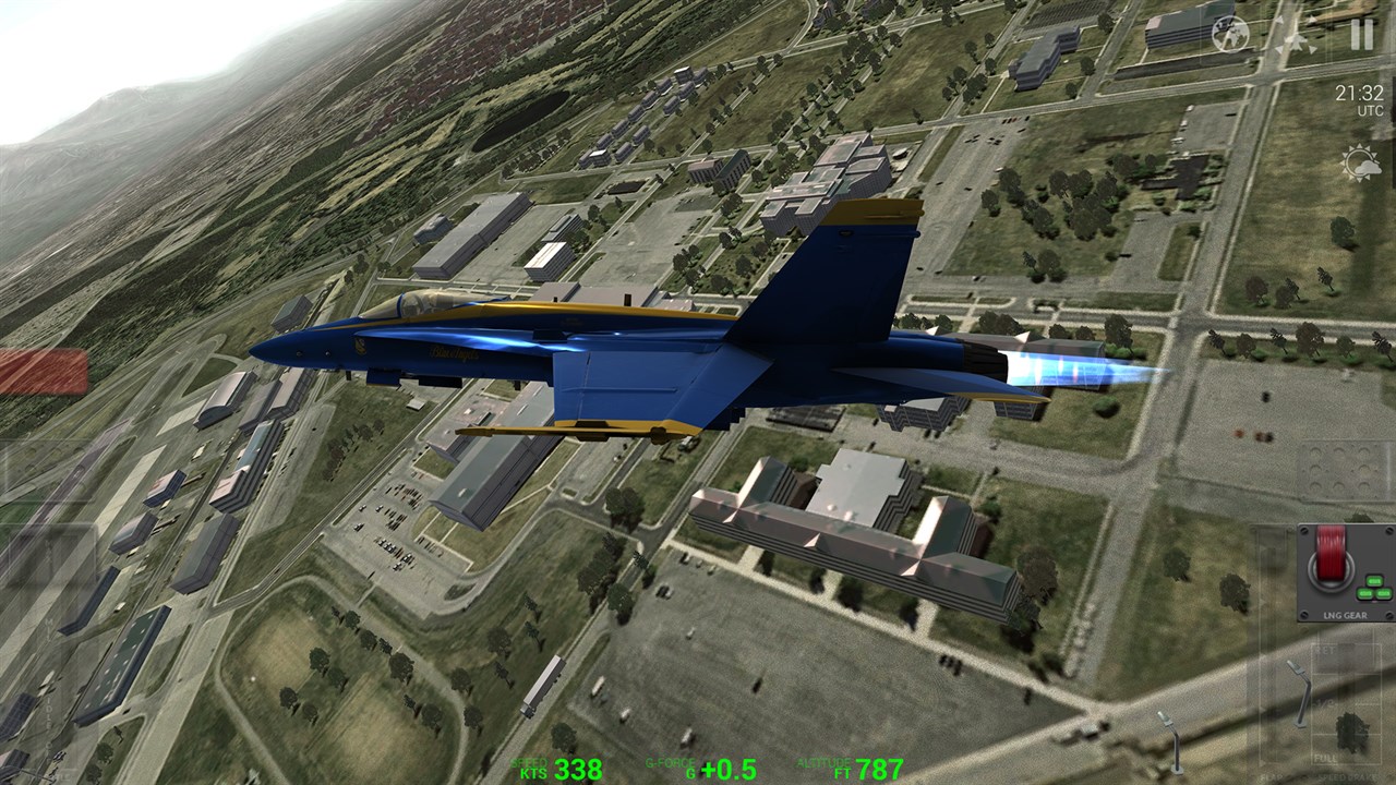 Blue Angels Aerobatic Flight Simulator screenshot 1