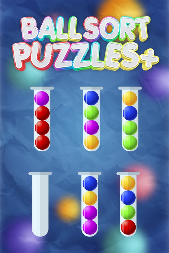 Ball Sort Puzzles+ : IQ Test - PC & XBOX Xbox Series X|S and Xbox One cover art