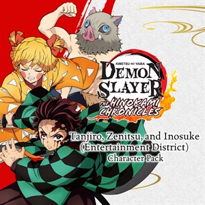 Tanjiro, Zenitsu, and Inosuke (Entertainment District) Character Pack cover image