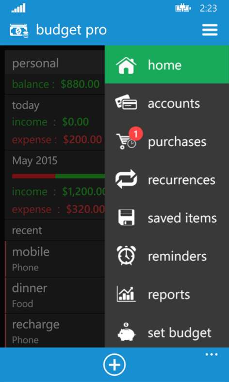Budget Pro + Screenshots 2