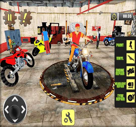Bike Mechanic Moto Workshop 3D screenshot 3