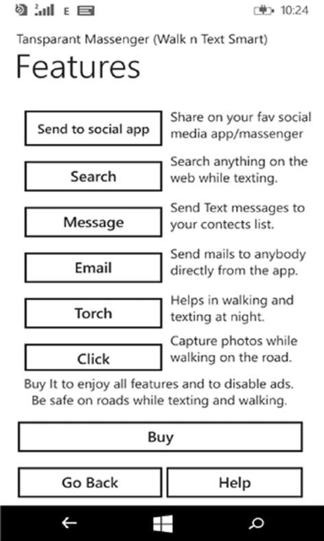 Walk n Text Smart Screenshots 2