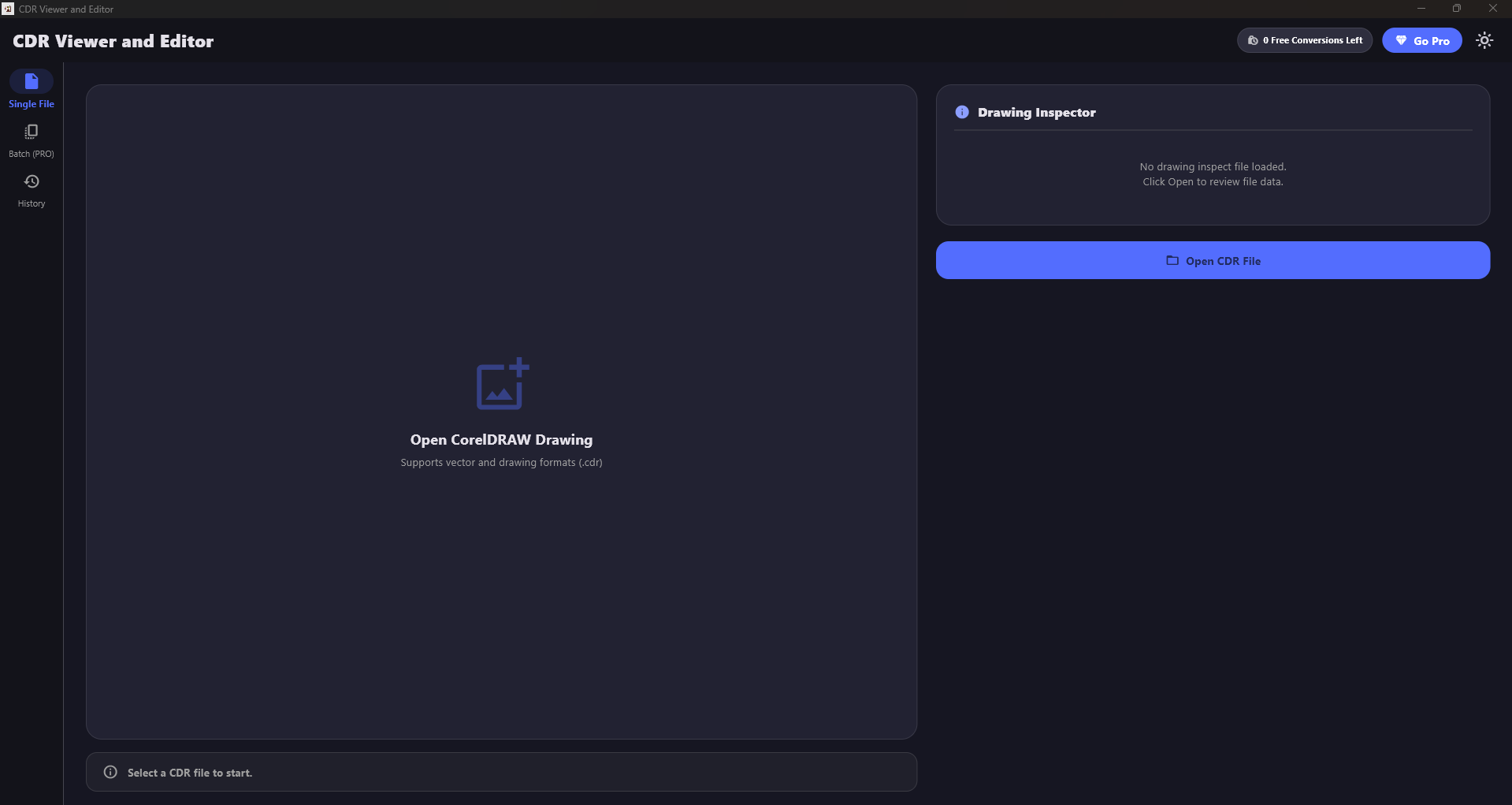 CDR Viewer and Editor screenshot