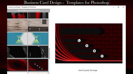 Business Card Design - Templates for Photoshop screenshot 3