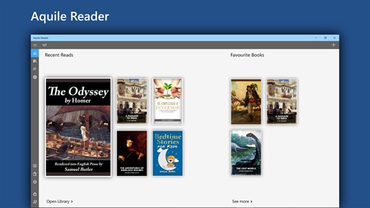 Aquile Reader - Modern ebook reader screenshot 1