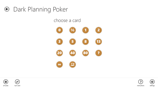 Dark Planning Poker screenshot 8