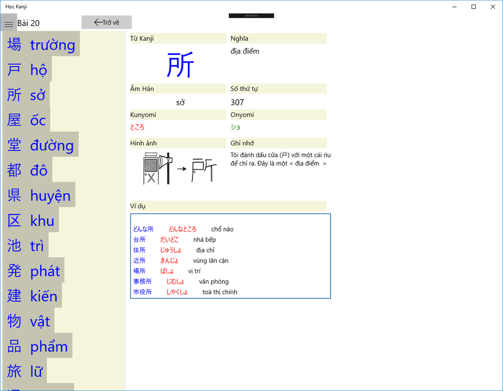 #3. Học Kanji (Windows) Podle: tanthienvuong