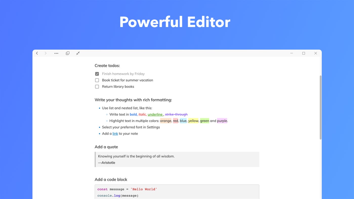 #7. UpNote (Windows) Ved: Thomas Dao