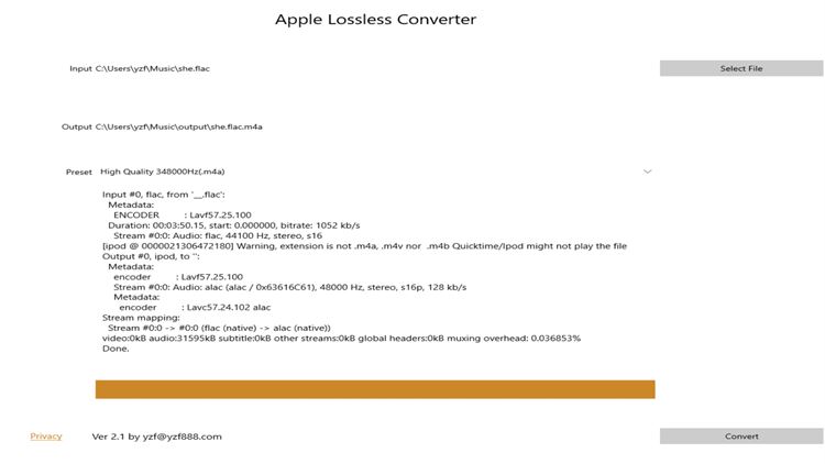 【图】Apple Lossless Converter(截图3)