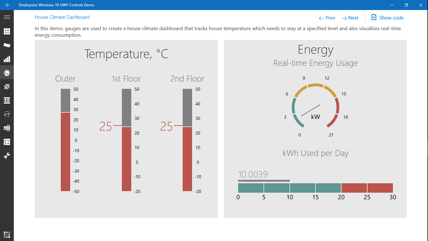 Devexpress Chart Control Demo