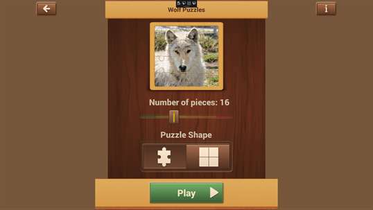 Wolf Puzzle screenshot 2