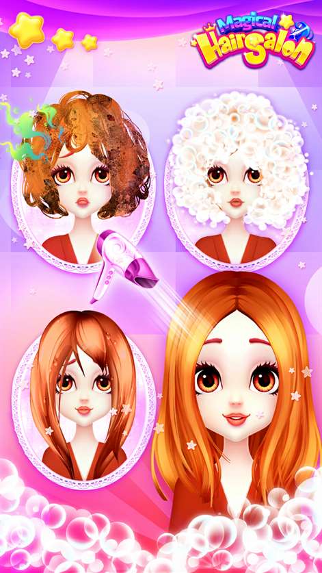 Magic Hair Salon: Girl Makeover Screenshots 2