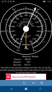 Weather Barometer screenshot 1