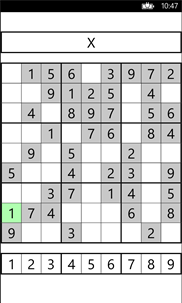 Sudoku WP-7 screenshot 2