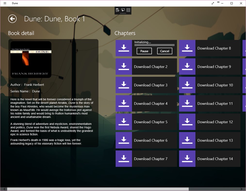 #2. Dune (Windows) De: Audio LLC