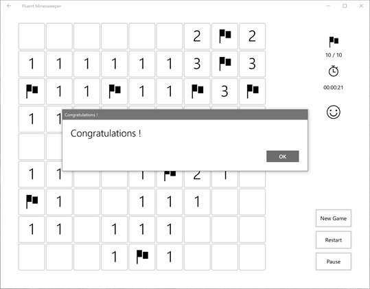 Fluent Minesweeper screenshot 2