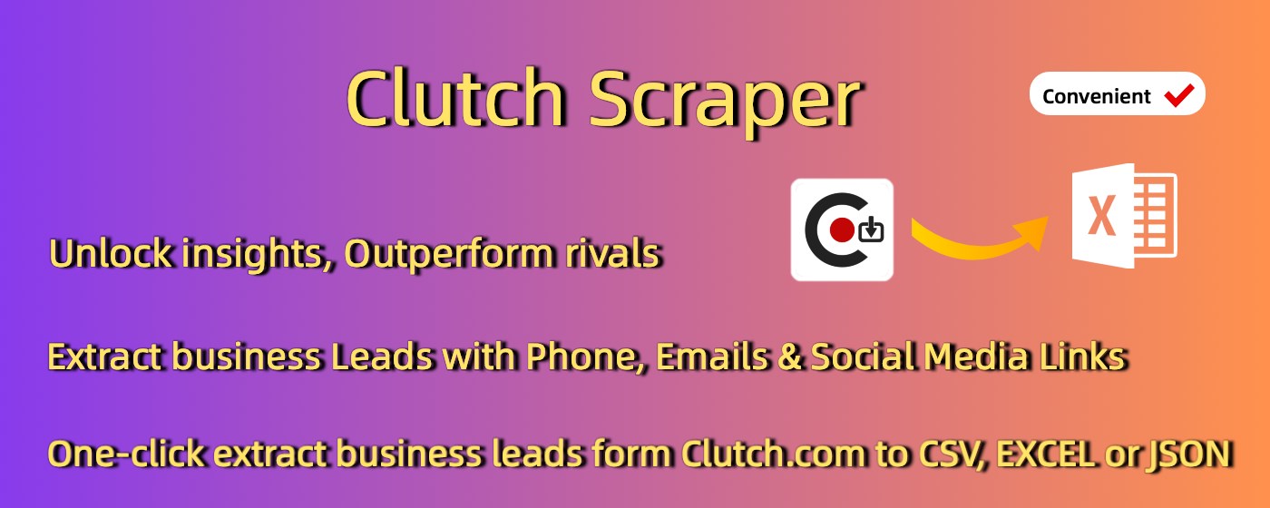 Clutch Scraper - Business Leads Email & Phone