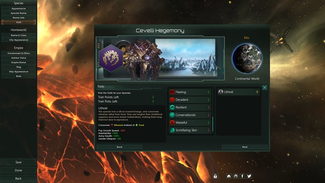 Stellaris: Lithoids Species Pack screenshot 4