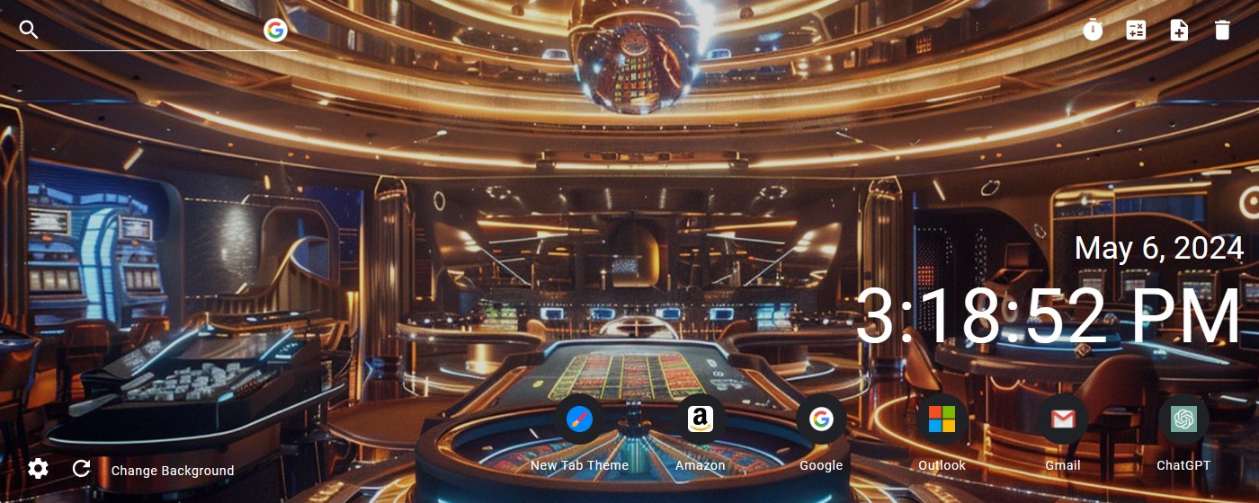 Future Entertainment Game Lobby Wallpaper