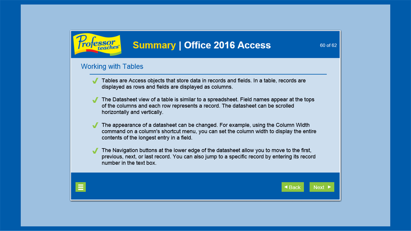 #7. Professor Teaches Access 2016 (Windows) 由: Individual Software Inc.