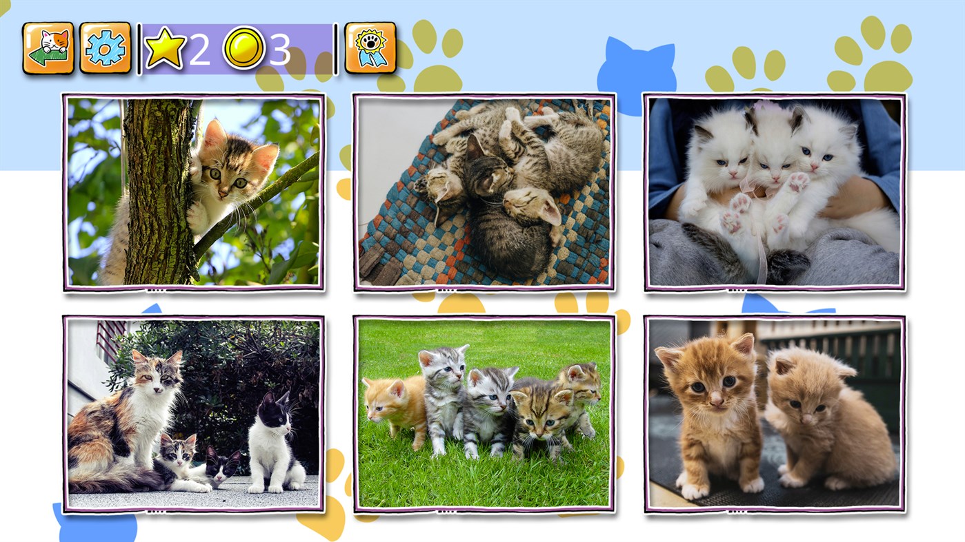 #5. Jigsaw Puzzle Cats and Kitten (Windows) By: Playtouch