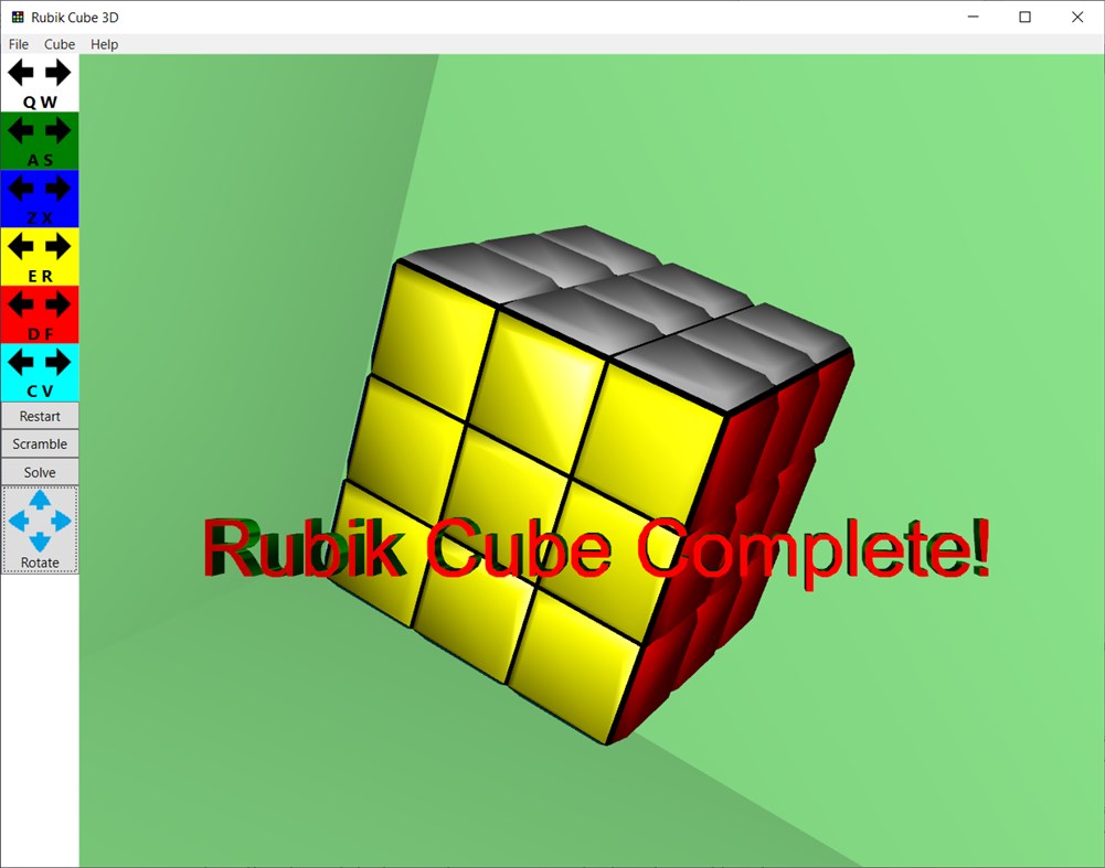 #7. Rubik Cube 3D (Windows) 由: PROGRAMATIC S.R.L.