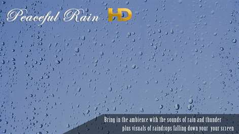 Peaceful Rain HD Screenshots 1