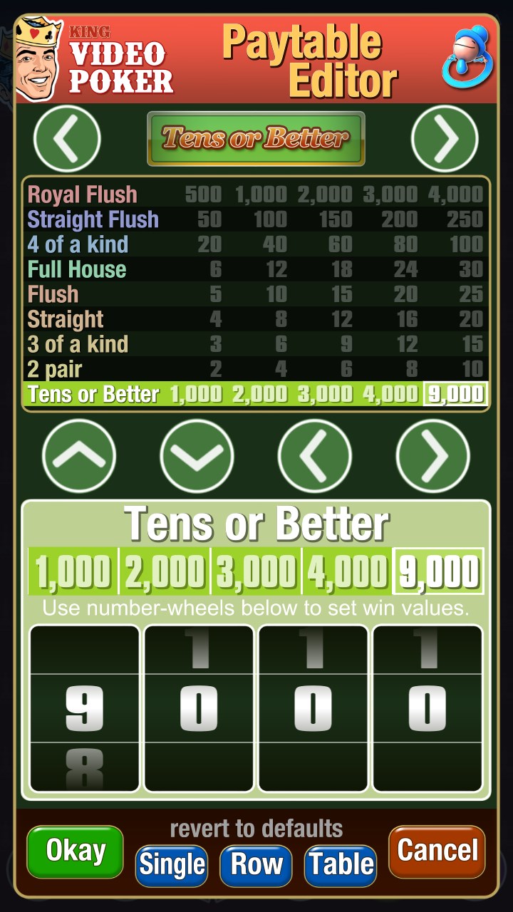Video Poker Strategy App