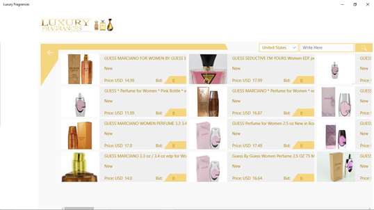 Luxury Fragrances screenshot 2