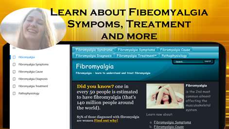 Fibromyalgia - Fibromyalgia Treatment, Fibromyalgia Symptoms and more Screenshots 1