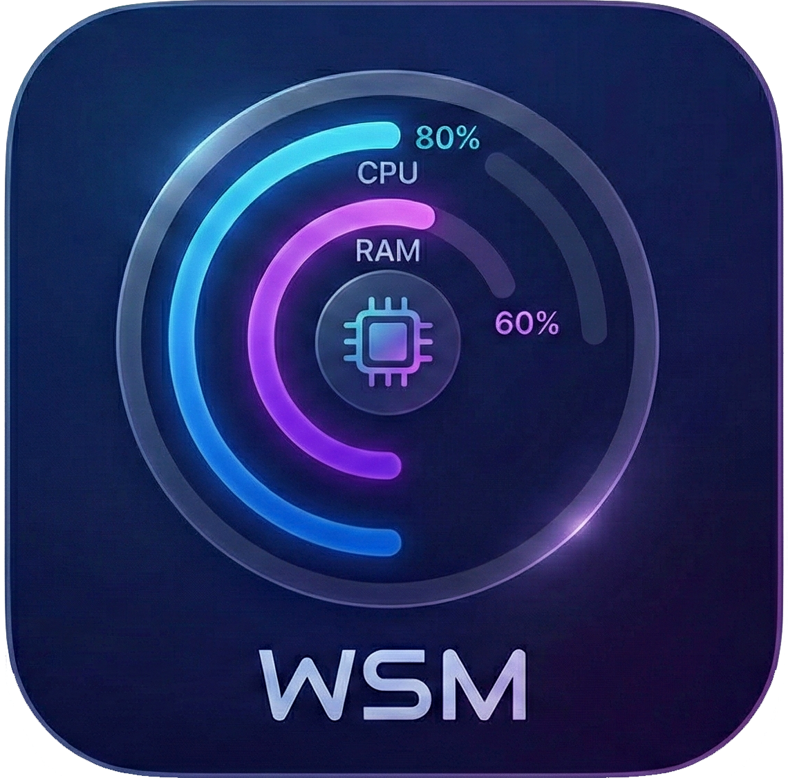 WSM System Monitor screenshot