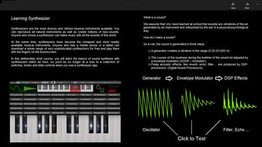 Learning Synthesizer screenshot 1