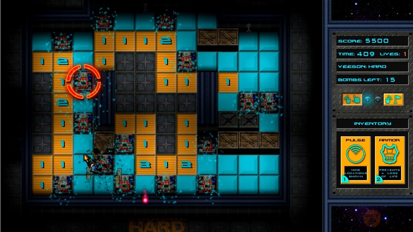 #9. Metal Earth The Minesweeper (Windows) By: Glaring Productions