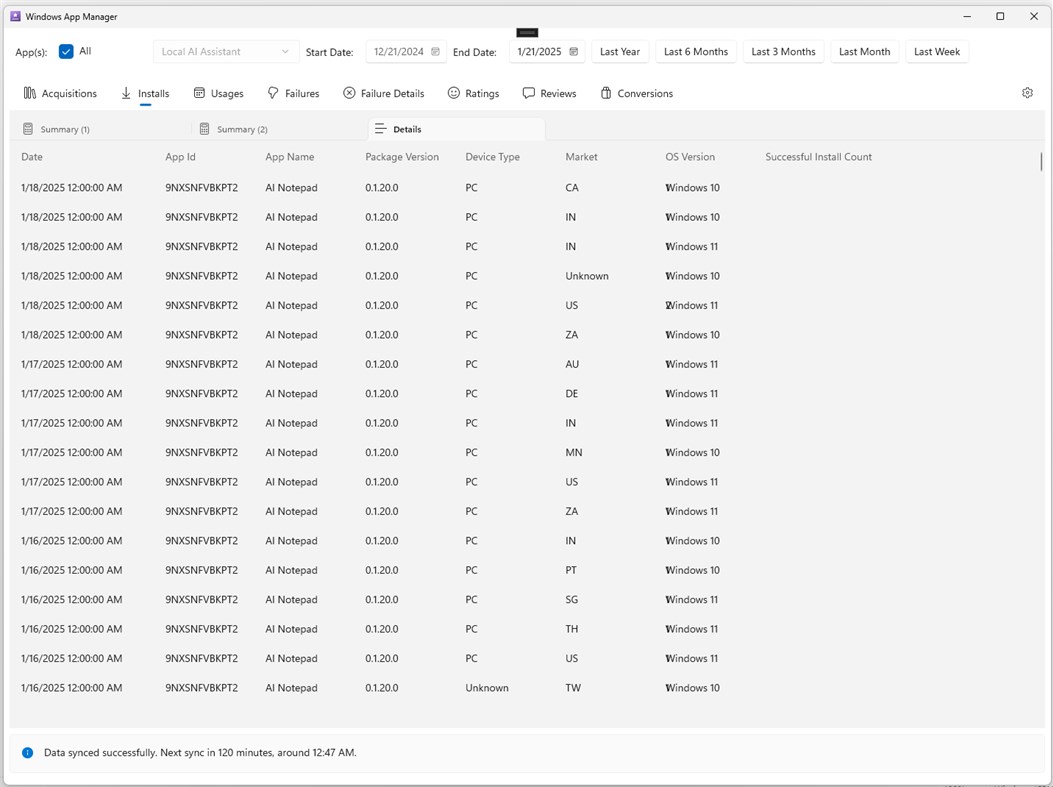 #9. Windows App Manager (Windows) By: Software Tailor (HK) Limited