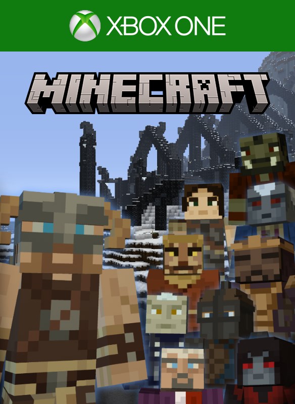 Mash-up Dragonborn do Minecraft
